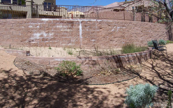 Before Xeriscaping Installation