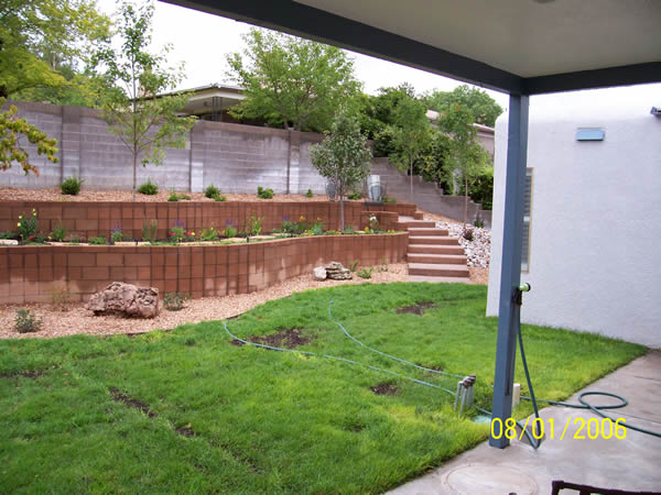 Upgraded Landscaped Backyard