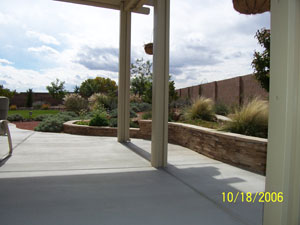 Block Wall Patio Vision